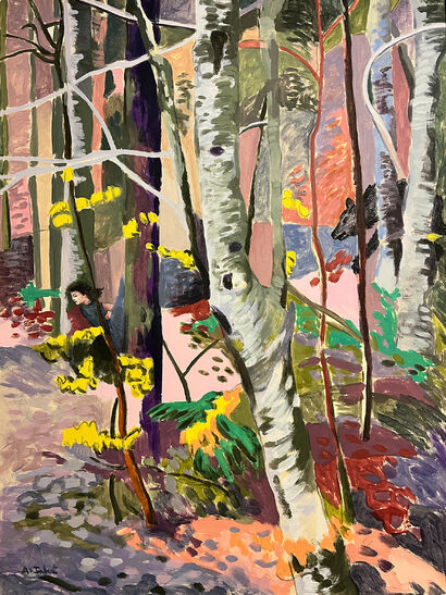 Promenons-nous dans les bois pendant que le loup y est - a Paint Artowrk by Alexandre Imbert